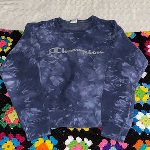 champion marble crewneck